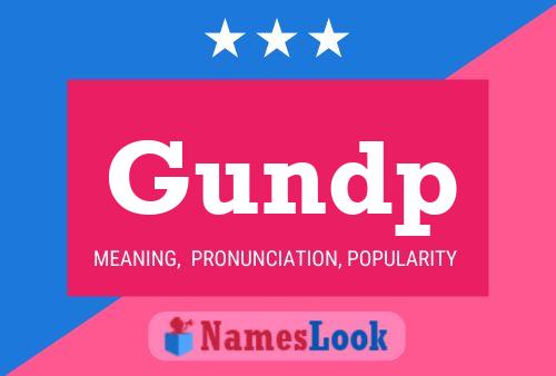 ملصق اسم Gundp