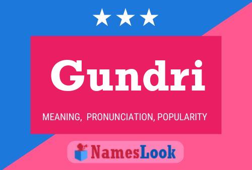 ملصق اسم Gundri