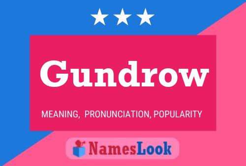 ملصق اسم Gundrow