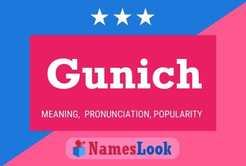 ملصق اسم Gunich