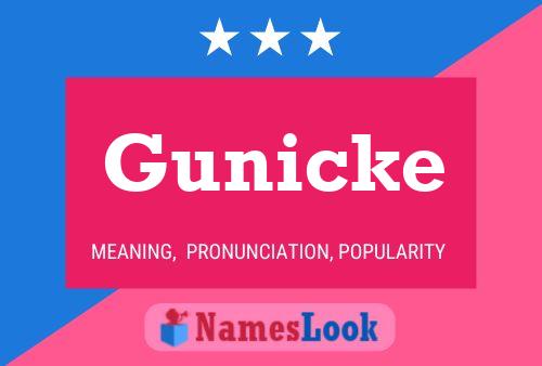 ملصق اسم Gunicke