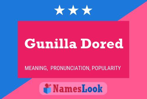 ملصق اسم Gunilla Dored