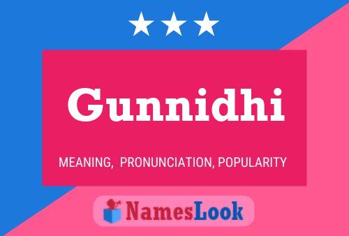 ملصق اسم Gunnidhi