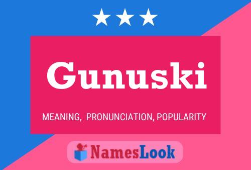 ملصق اسم Gunuski