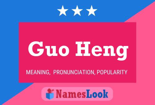 ملصق اسم Guo Heng