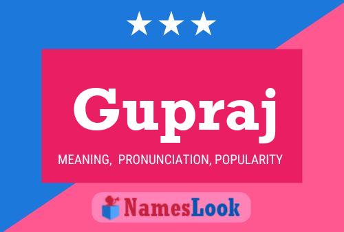 ملصق اسم Gupraj