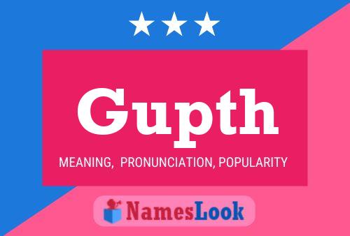 ملصق اسم Gupth