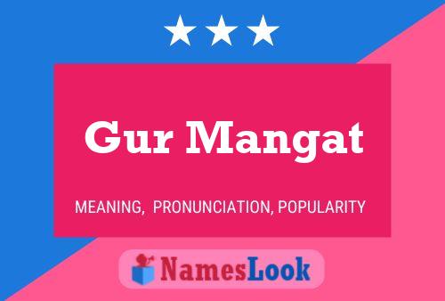 ملصق اسم Gur Mangat