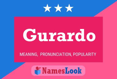 ملصق اسم Gurardo