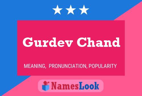 ملصق اسم Gurdev Chand