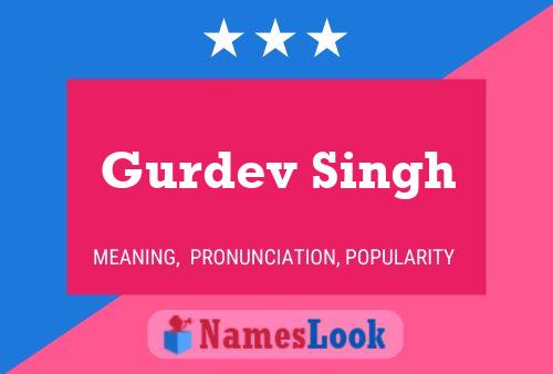 ملصق اسم Gurdev Singh