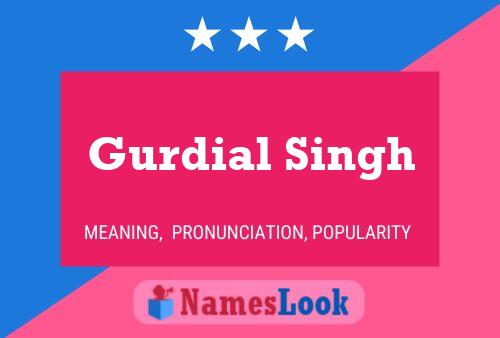 ملصق اسم Gurdial Singh