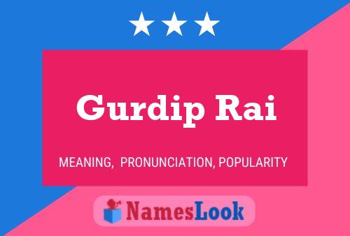 ملصق اسم Gurdip Rai