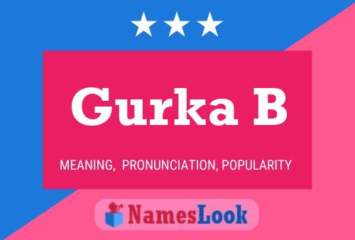 ملصق اسم Gurka B