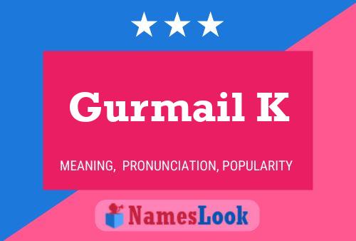 ملصق اسم Gurmail K