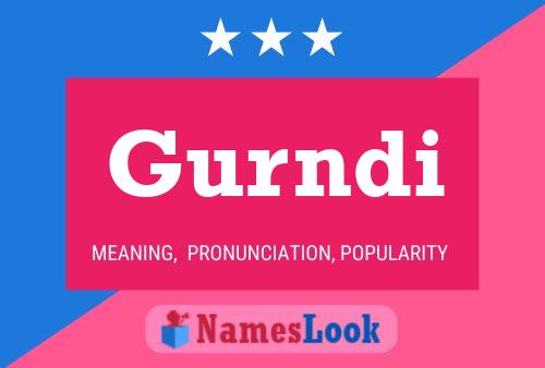 ملصق اسم Gurndi