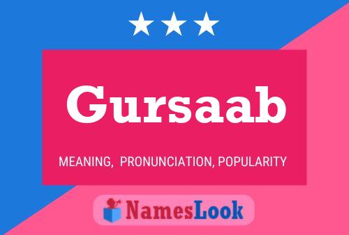 ملصق اسم Gursaab