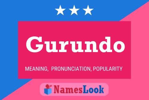 ملصق اسم Gurundo