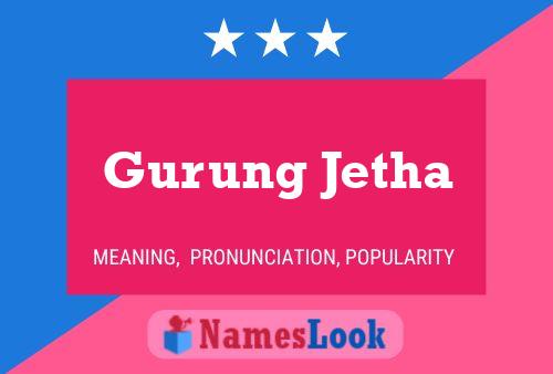 ملصق اسم Gurung Jetha