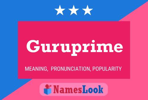 ملصق اسم Guruprime