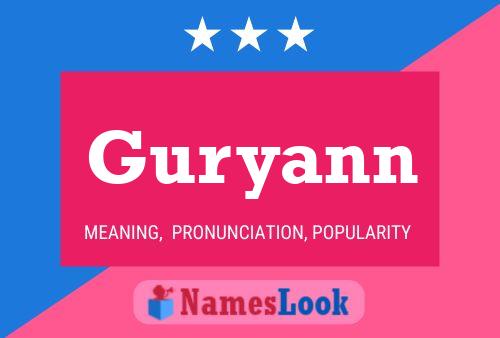 ملصق اسم Guryann