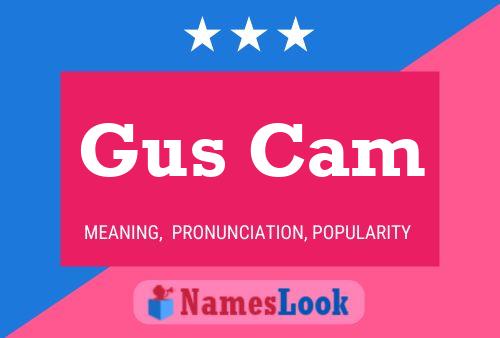 ملصق اسم Gus Cam