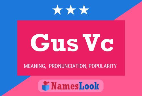 ملصق اسم Gus Vc