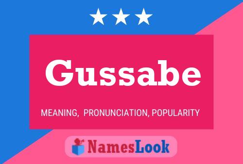 ملصق اسم Gussabe