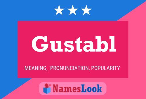 ملصق اسم Gustabl