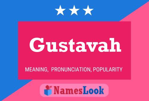 ملصق اسم Gustavah