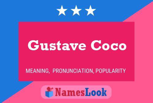 ملصق اسم Gustave Coco