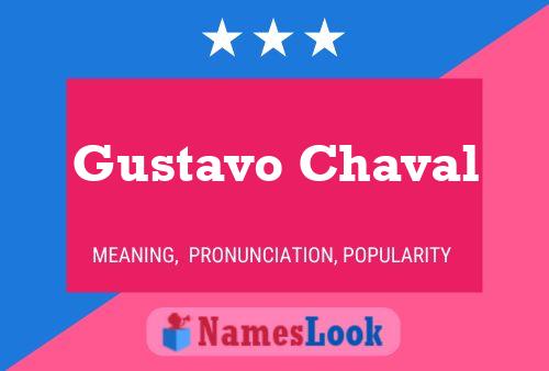 ملصق اسم Gustavo Chaval