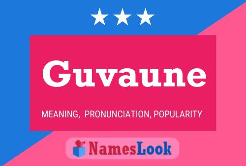 ملصق اسم Guvaune