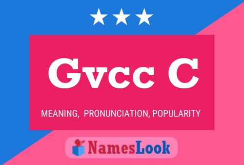 ملصق اسم Gvcc C