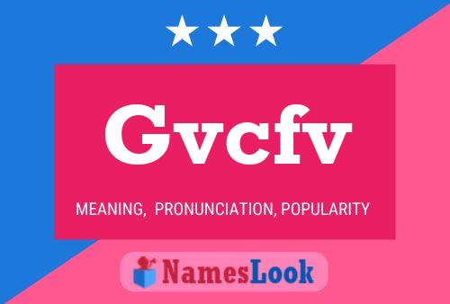 ملصق اسم Gvcfv