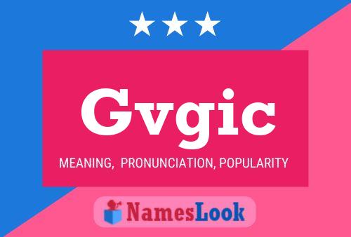 ملصق اسم Gvgic