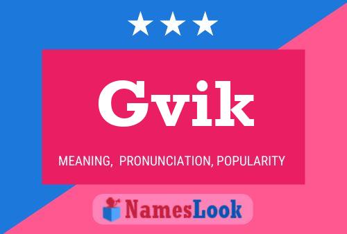 ملصق اسم Gvik