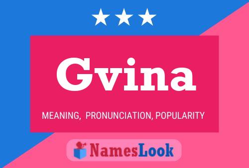 ملصق اسم Gvina