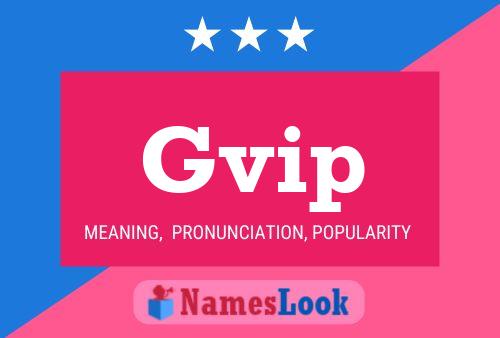 ملصق اسم Gvip