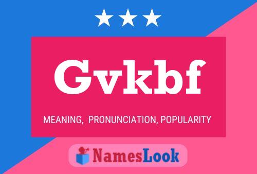 ملصق اسم Gvkbf