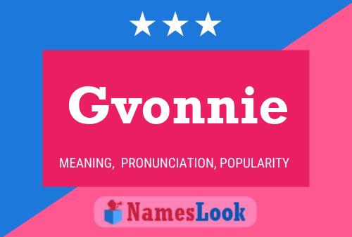 ملصق اسم Gvonnie