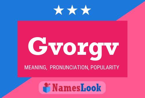 ملصق اسم Gvorgv