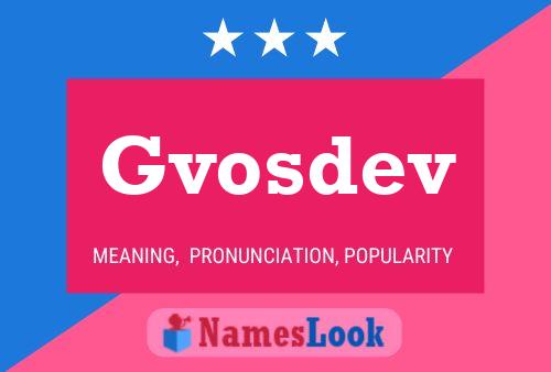 ملصق اسم Gvosdev