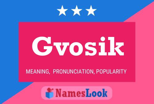 ملصق اسم Gvosik