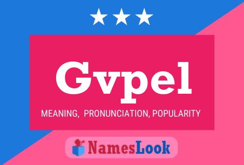 ملصق اسم Gvpel