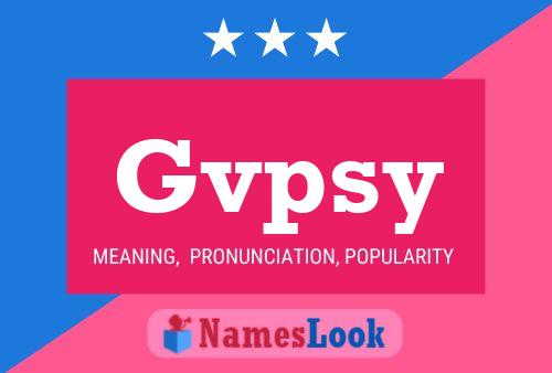 ملصق اسم Gvpsy