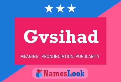 ملصق اسم Gvsihad