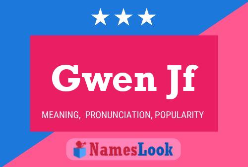 ملصق اسم Gwen Jf