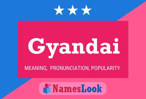 ملصق اسم Gyandai