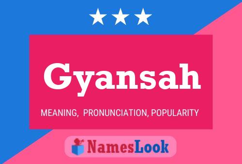 ملصق اسم Gyansah